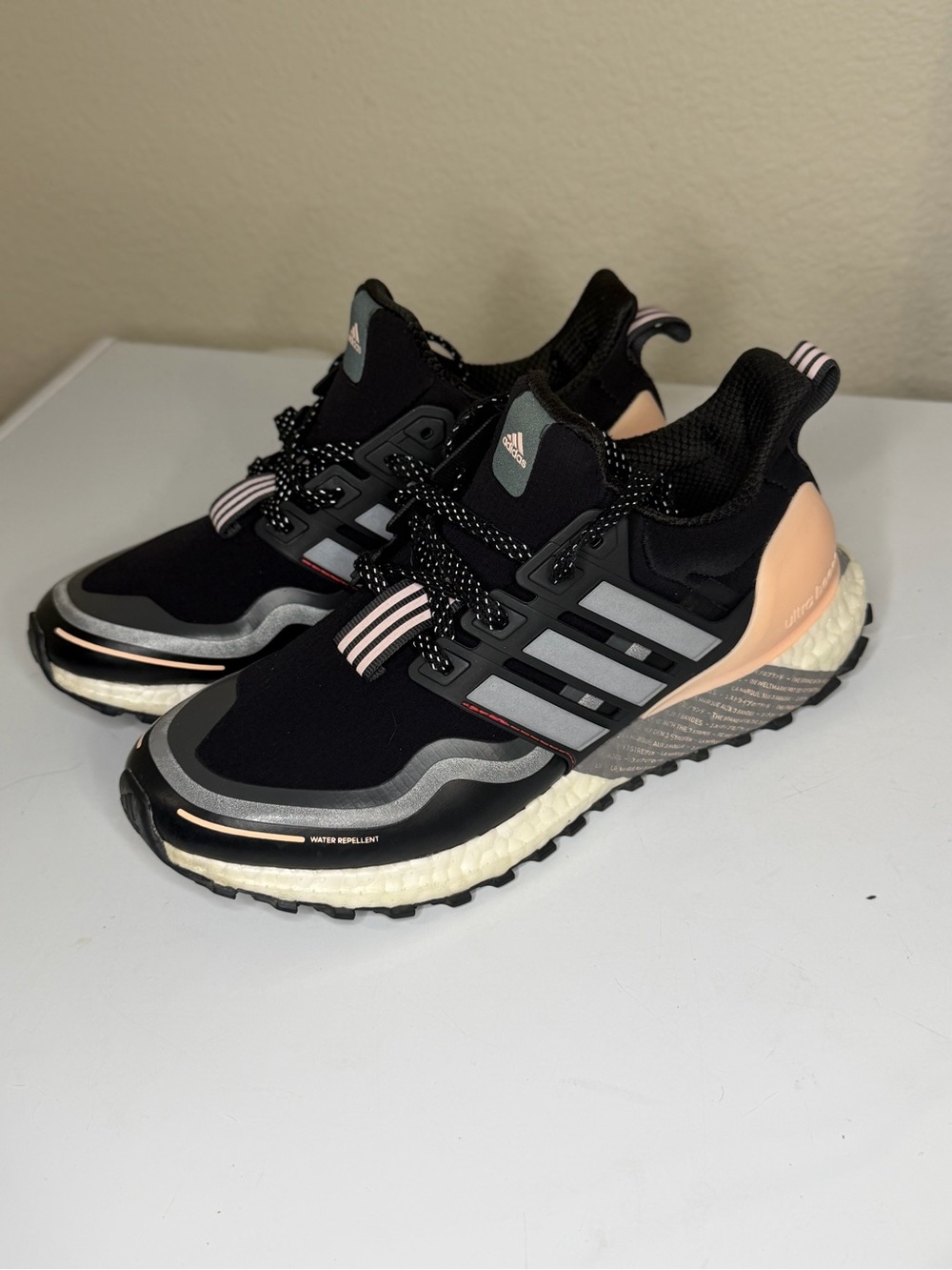 adidas Ultraboost Guard 5Y Black Pink Reflective Shoes FU9465